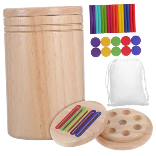 ERINGOGO 1 Set Puzzlebecher Für 1–3 Farbsortierung Für 1–3 18 Monate Alt 2 Jahre Alter Junge 2 Jahre Altes Mädchen Beschäftigungsbrett Für 1 Jährige Gummibaumholz ERINGOGO 1 Set Puzzlebecher Für 1–3 Farbsortierung Für 1–3 18 Monate Alt 2 Jahre Alter Junge 2 Jahre Altes Mädchen Beschäftigungsbrett Für 1 Jährige Gummibaumholz von ERINGOGO