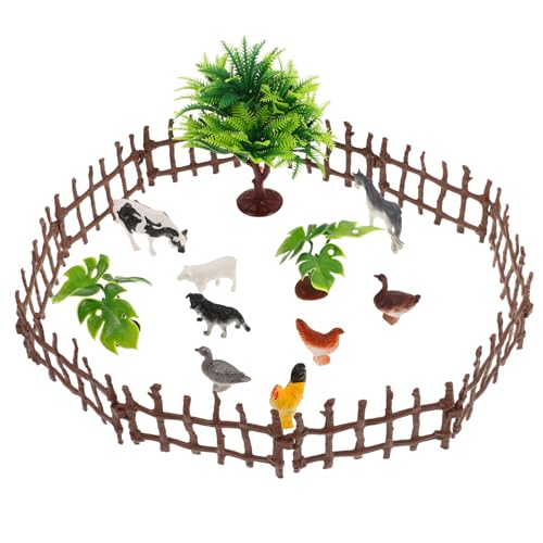 ERINGOGO 1 Set Realistische Bauernhoftierfiguren, Miniatur-bauernhofzaun-Requisiten, Pädagogisches Rollenspiel-Spielzeug Für Puppenhaus, Feengarten, Landschaftszubehör ERINGOGO 1 Set Realistische Bauernhoftierfiguren, Miniatur-bauernhofzaun-Requisiten, Pädagogisches Rollenspiel-Spielzeug Für Puppenhaus, Feengarten, Landschaftszubehör von ERINGOGO