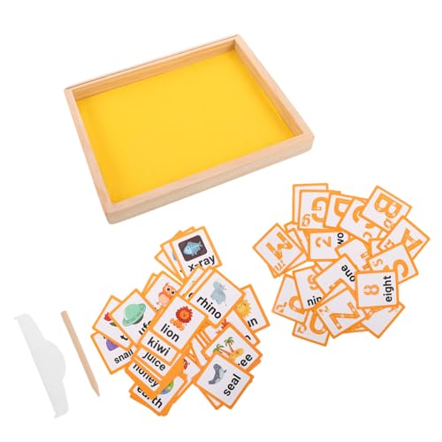 ERINGOGO 1 Set Sandmalerei Sandtablett Schleifpapier Buchstaben Montessori Briefschreibtablett Vorschul Schreibtablett Früherziehungsspielzeug Frühpädagogisches ERINGOGO 1 Set Sandmalerei Sandtablett Schleifpapier Buchstaben Montessori Briefschreibtablett Vorschul Schreibtablett Früherziehungsspielzeug Frühpädagogisches von ERINGOGO