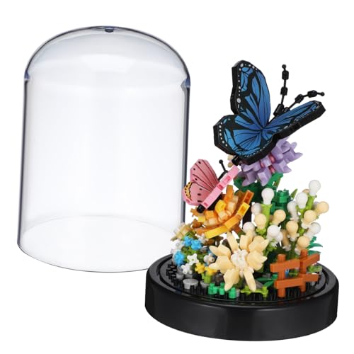 ERINGOGO 1 Set Topf Sonnenblumen Bausätze Bausteine Mini Bausatz Blumenstrauß Bausatz Bausteine Bonsai Bauspielzeug Blumenstrauß Baustein Kunststoff von ERINGOGO