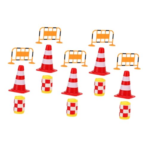 ERINGOGO 1 Set Verkehrskognitives Für Schild Mini Verkehrskegel Straßensperrenmodell Verkehrszaunspielzeug Mini Miniatur Barrikade Miniatur Verkehrsbarriere Mini Straßenkegel Bauchmuskeln ERINGOGO 1 Set Verkehrskognitives Für Schild Mini Verkehrskegel Straßensperrenmodell Verkehrszaunspielzeug Mini Miniatur Barrikade Miniatur Verkehrsbarriere Mini Straßenkegel Bauchmuskeln von ERINGOGO