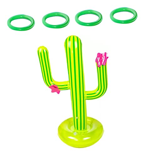 ERINGOGO 1 Set Wasserspielspielzeug Für Den Pool Aufblasbares Kaktus Wurfspiel Strand Wurfspielzeug Schwimmendes Kaktus Wasserspielspielzeug Pool Ring Wurfspielzeug Schwimmendes ERINGOGO 1 Set Wasserspielspielzeug Für Den Pool Aufblasbares Kaktus Wurfspiel Strand Wurfspielzeug Schwimmendes Kaktus Wasserspielspielzeug Pool Ring Wurfspielzeug Schwimmendes von ERINGOGO