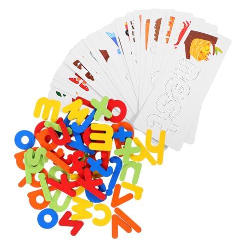 ERINGOGO 1 Set Wort Rechtschreibspielzeug Kleinkind Puzzles Puzzles Für Kleinkinder Puzzles Für Kleinkinder Kinderspielzeug Alphabet Lernspiele Lernspielzeug Alphabet Spiel Aus von ERINGOGO