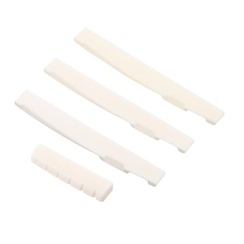 ERINGOGO 1 Set Zubehör Für Klassische Gitarre: Stegsattel Und Mutter Aus Ochsenknochen Für Verbesserte Klangklarheit Und Längere Saitenlebensdauer ERINGOGO 1 Set Zubehör Für Klassische Gitarre: Stegsattel Und Mutter Aus Ochsenknochen Für Verbesserte Klangklarheit Und Längere Saitenlebensdauer von ERINGOGO