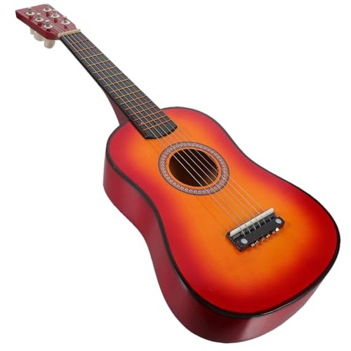 ERINGOGO 1 Stück 21 üben Gitarre Anfänger klein Gitarre akustisch musikinstrumente Musical Instruments Hawaiianisches Gitarrenspielzeug für Holz Light Brown von ERINGOGO