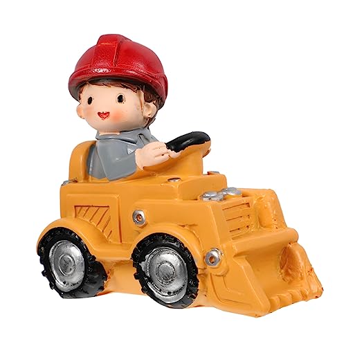 ERINGOGO 1 Stück Bulldozer Geburtstagskuchenaufsatz Für Bagger Kuchendekorationen Mini Bagger Für Babys Für Jungen Dessert Kuchenaufsatz Schreibtisch Kuchenornament Harz ERINGOGO 1 Stück Bulldozer Geburtstagskuchenaufsatz Für Bagger Kuchendekorationen Mini Bagger Für Babys Für Jungen Dessert Kuchenaufsatz Schreibtisch Kuchenornament Harz von ERINGOGO