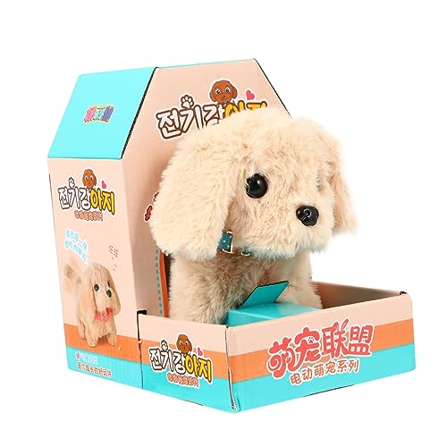 ERINGOGO 1 Stück Elektrischer simulierter Hund elektrisches Hundespielzeug Plüschgefüllter Puppen-Desktop- Kinderspielzeug Plüschtiere Faser Baumwolle Zufällige Farbe ERINGOGO 1 Stück Elektrischer simulierter Hund elektrisches Hundespielzeug Plüschgefüllter Puppen-Desktop- Kinderspielzeug Plüschtiere Faser Baumwolle Zufällige Farbe von ERINGOGO