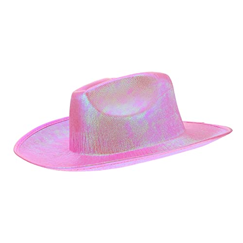 ERINGOGO 1 Stück Glitzer Cowgirl Hut für Modischer Western Cowboy Hut für Kostümpartys und Halloween Leicht und Bequem für Junge Mädchen von ERINGOGO