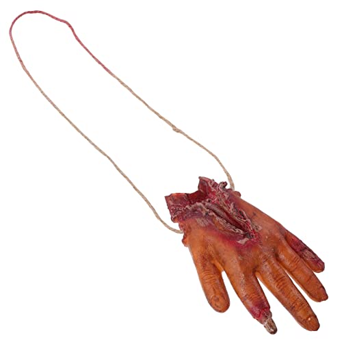 ERINGOGO 1 Stück Halloween-Stumpf Halloween Horror deko Halloween grusel deko Halloween Deko Pub Halloween Decor Halloween-Körperteile gruselig künstliches Körperteil Streichquellen Plastik von ERINGOGO