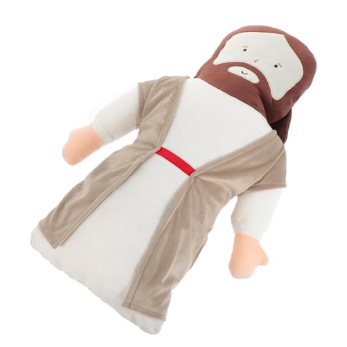 ERINGOGO 1 Stück Jesus-Kissenspielzeug Plüschkissen ausgestopft klein Liebt Jesus Kuscheltier Jesus Jesus Weihnachten Jesus Spielzeugplüsch Kristall superweich von ERINGOGO