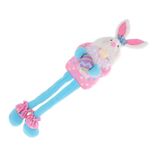 ERINGOGO 1 Stück Kaninchen Ornament Heimdekoration Cartoon Häschen Kaninchen Puppe Schreibtisch Dekoration Ausgestopftes Häschen Langbeiniges Häschen Schmuck Langbeinige von ERINGOGO