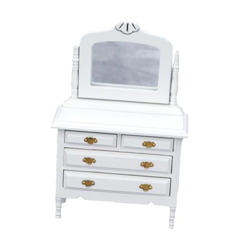 ERINGOGO 1 Stück Kommode Modell Puppe Träger Miniatur Häuser Bausatz holzmöbel Dollhouse Furniture minikühlschrank Mini Schminktisch Kleiner Schminktisch Mini-Dekoration hölzern Weiß ERINGOGO 1 Stück Kommode Modell Puppe Träger Miniatur Häuser Bausatz holzmöbel Dollhouse Furniture minikühlschrank Mini Schminktisch Kleiner Schminktisch Mini-Dekoration hölzern Weiß von ERINGOGO