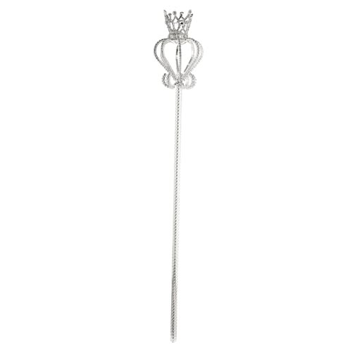 ERINGOGO 1 Stück Kronen Elegant Party Halloween Dekorativer Spazierstock Krone Zauberstab Feenstab Kleiderstock Für Die Bühne Feenstock Mode-fee- Silver Stahl ERINGOGO 1 Stück Kronen Elegant Party Halloween Dekorativer Spazierstock Krone Zauberstab Feenstab Kleiderstock Für Die Bühne Feenstock Mode-fee- Silver Stahl von ERINGOGO
