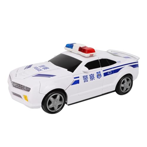 ERINGOGO 1 Stück Leuchtendes Verformungsspielzeugpolizeiauto Spielzeugauto Auto Autospielzeug Kinderspielzeug -polizeiauto von ERINGOGO