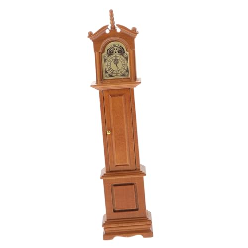 ERINGOGO 1 Stück Mini Standuhr spielhaus Accessoires Retro Uhr holzspielsachen bastelzeug Vintage Uhr Retro-Miniatur Uhren für Miniaturen Vintage Miniuhr Mini-Uhr- hölzern Brown ERINGOGO 1 Stück Mini Standuhr spielhaus Accessoires Retro Uhr holzspielsachen bastelzeug Vintage Uhr Retro-Miniatur Uhren für Miniaturen Vintage Miniuhr Mini-Uhr- hölzern Brown von ERINGOGO