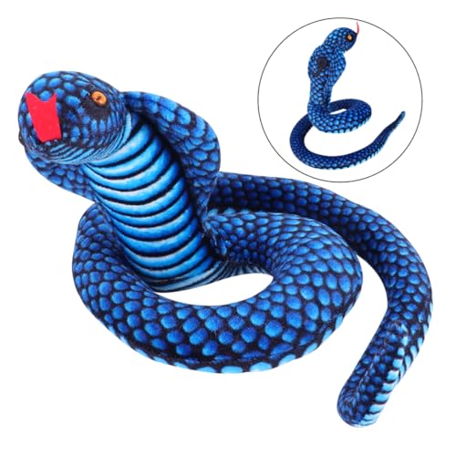 ERINGOGO 1 Stück -Puppe Plüschschlange Halloween-Schlange falsche Schlange PP Baumwolle Blau ERINGOGO 1 Stück -Puppe Plüschschlange Halloween-Schlange falsche Schlange PP Baumwolle Blau von ERINGOGO