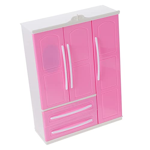 ERINGOGO Praktischer Mini-puppenschrank 1 Stück Tragbarer Puppenschrank Spaß Für Puppen-Rollenspiele Für Jungen Und Mädchen von ERINGOGO