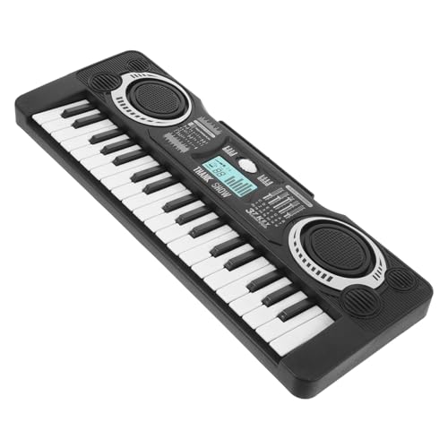 ERINGOGO 1 Stück Tasten Elektronisches Klavier Multi Funktionales Musikspielzeug für Kleinkinder Schwarz Lernspielzeug für Jungen und Tragbares Piano für Kleine Musiker ERINGOGO 1 Stück Tasten Elektronisches Klavier Multi Funktionales Musikspielzeug für Kleinkinder Schwarz Lernspielzeug für Jungen und Tragbares Piano für Kleine Musiker von ERINGOGO