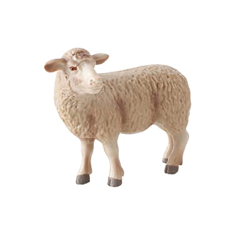 ERINGOGO 1 Stück Wildtiermodell Ziegenfigur Kinderspielzeug Für Ziegen Kinderspielzeug Schaf Lamm Tierspielzeug Ornament Tierfiguren Realistisches Tierspielzeug Tiermodell von ERINGOGO