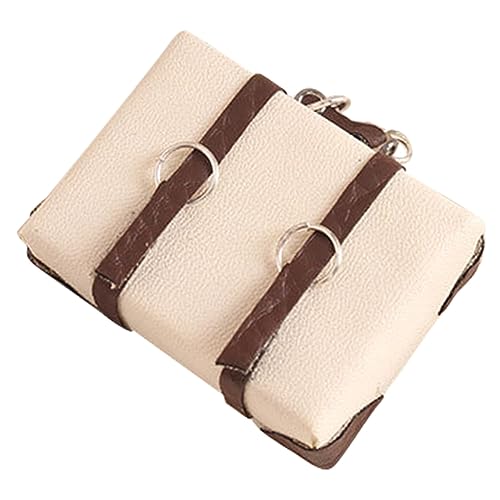 ERINGOGO 1:12 Minimodell Lederkoffer Koffer Aktentasche Reisen Gepäck Mini-Koffer Taschen Party Klein Koffer Für Das Spielhaus Miniatur-aufbewahrungsbox Mini-raumdekoration Pu ERINGOGO 1:12 Minimodell Lederkoffer Koffer Aktentasche Reisen Gepäck Mini-Koffer Taschen Party Klein Koffer Für Das Spielhaus Miniatur-aufbewahrungsbox Mini-raumdekoration Pu von ERINGOGO