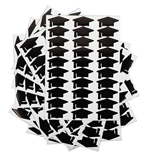 ERINGOGO 10 Blatt Doktor Hut Aufkleber Graduierungsabziehbilder Partyartikel liefert Kappenaufkleber Belohnungsaufkleber abdichtende Aufkleber Papier Black ERINGOGO 10 Blatt Doktor Hut Aufkleber Graduierungsabziehbilder Partyartikel liefert Kappenaufkleber Belohnungsaufkleber abdichtende Aufkleber Papier Black von ERINGOGO
