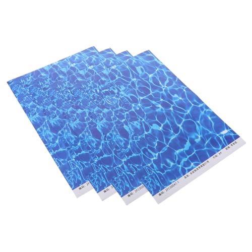 ERINGOGO 10 Blätter Wasser Muster Poster Schwimmen Pool Landschaft Hintergrund Decals von ERINGOGO