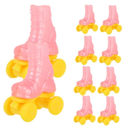 ERINGOGO 10 Paar Rollschuhe Puppenschuhe Rollschuhe Für Puppendekor Mini Rollschuhe Für Puppen Tiny House Zubehör Puppen Skating Werkzeug Rollschuh Für Puppen DIY Rosa Kunststoff ERINGOGO 10 Paar Rollschuhe Puppenschuhe Rollschuhe Für Puppendekor Mini Rollschuhe Für Puppen Tiny House Zubehör Puppen Skating Werkzeug Rollschuh Für Puppen DIY Rosa Kunststoff von ERINGOGO