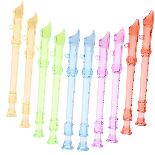 ERINGOGO 10 STK. Teiliges Mini Flöte für Kunststoff Instrument Bunten Farben Blockflöte für Anfänger Musikspielzeug des Musikalischen Interesses Hand Augen Koordination ERINGOGO 10 STK. Teiliges Mini Flöte für Kunststoff Instrument Bunten Farben Blockflöte für Anfänger Musikspielzeug des Musikalischen Interesses Hand Augen Koordination von ERINGOGO