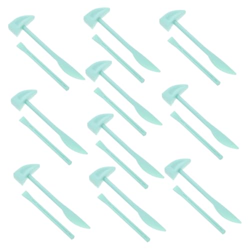 ERINGOGO 10 Sätze Graben Werkzeuge Grabbausätze Werkzeuge Für Werkzeuge Für Kleinkinder Tools Kinderspielzeug Kinderwerkzeuge Grabset Spielzeugwerkzeuge Sky-Blue PVC von ERINGOGO