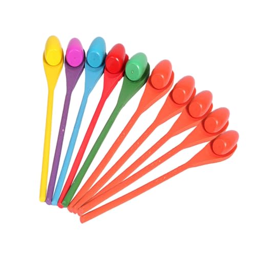 ERINGOGO 10 Sätze Holzbalancesticks mit Löffel und Ball für Gleichgewichtstraining Sensory Integration Tool für Staffellauf und Motorisches Training im Kindergarten ERINGOGO 10 Sätze Holzbalancesticks mit Löffel und Ball für Gleichgewichtstraining Sensory Integration Tool für Staffellauf und Motorisches Training im Kindergarten von ERINGOGO