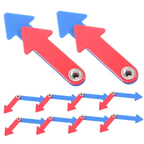 ERINGOGO 10 Sätze Teiliges Uhrzeiger Kunststoff Drehbare Zeiger Lernspielzeug zum Uhrzeit Lernen für Wiederverwendbar und Verschleißfest für Zeitverständnis und DIY uhrdeko ERINGOGO 10 Sätze Teiliges Uhrzeiger Kunststoff Drehbare Zeiger Lernspielzeug zum Uhrzeit Lernen für Wiederverwendbar und Verschleißfest für Zeitverständnis und DIY uhrdeko von ERINGOGO