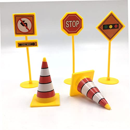 ERINGOGO 10 Sätze Teiliges Verkehrsschild Spielzeugset für Bunte Miniatur Straßenschilder aus Langlebigem Material Kreatives Lernspielzeug zur Verkehrssicherheit und Fantasieförderung ERINGOGO 10 Sätze Teiliges Verkehrsschild Spielzeugset für Bunte Miniatur Straßenschilder aus Langlebigem Material Kreatives Lernspielzeug zur Verkehrssicherheit und Fantasieförderung von ERINGOGO