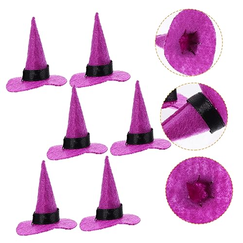 ERINGOGO 10 Stck. Elfenhut glühen Kessel Mini-Halloween Minihüte zum Basteln Figur halloween dekoration halloween decoration streudekor halloween witch accessoires Filzstoff Violett ERINGOGO 10 Stck. Elfenhut glühen Kessel Mini-Halloween Minihüte zum Basteln Figur halloween dekoration halloween decoration streudekor halloween witch accessoires Filzstoff Violett von ERINGOGO