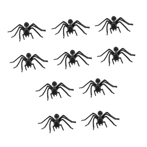 ERINGOGO 10 Stücke Realistische Simulation Ameisen Spielzeug Gefälschte Mini Kunststoff Für Halloween Streich von ERINGOGO