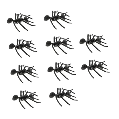 ERINGOGO 10 Stück Ameisenschreck Halloween Streich Set Für Draußen Falle Halloween Dekoration Gefälschte Realistische Insektenimitation Simulation Von Ameisen Leckerbissen von ERINGOGO