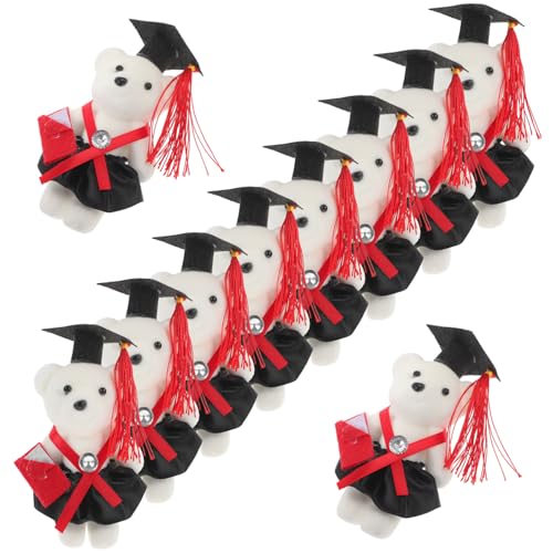 ERINGOGO 10 Stück Bärenpuppenstrauß Absolventenbär Stofftier Abschlussbär Dekorativer Bär Zubehör Abschlusssaison Bär Abschlussbären Im Taschenformat Bärendekorationen Schaumstoff ERINGOGO 10 Stück Bärenpuppenstrauß Absolventenbär Stofftier Abschlussbär Dekorativer Bär Zubehör Abschlusssaison Bär Abschlussbären Im Taschenformat Bärendekorationen Schaumstoff von ERINGOGO