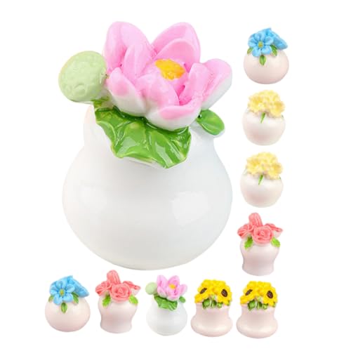 ERINGOGO 10 Stück Miniatur Bonsai Topfpflanzen Künstliche Pflanzen für Kleiner Häuser Realistische Kleiner Dekoration für Garten und Schreibtisch Verschiedene Blumensträuße Wohnaccessoires ERINGOGO 10 Stück Miniatur Bonsai Topfpflanzen Künstliche Pflanzen für Kleiner Häuser Realistische Kleiner Dekoration für Garten und Schreibtisch Verschiedene Blumensträuße Wohnaccessoires von ERINGOGO