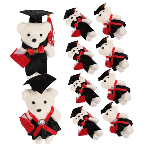 ERINGOGO 10 Stück Dr. Bärenpuppe zarter Graduierungsbär Tiny Abschlussgefüllungsspielzeug Abschluss Bär Dekore tragen Blumenstrauß DIY Ornamente Mini -Abschlusstier Schaum ERINGOGO 10 Stück Dr. Bärenpuppe zarter Graduierungsbär Tiny Abschlussgefüllungsspielzeug Abschluss Bär Dekore tragen Blumenstrauß DIY Ornamente Mini -Abschlusstier Schaum von ERINGOGO