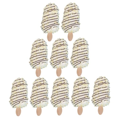 ERINGOGO 10 Stück Eiscreme Modell Am Stiel Imitationseis Künstliches Fotografie Requisiten Eiscreme Ausstellungsmodell Simulationseis Simuliertes Kunsteis PVC Weiß ERINGOGO 10 Stück Eiscreme Modell Am Stiel Imitationseis Künstliches Fotografie Requisiten Eiscreme Ausstellungsmodell Simulationseis Simuliertes Kunsteis PVC Weiß von ERINGOGO