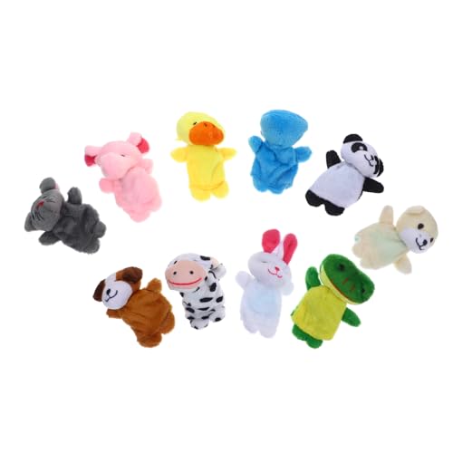 ERINGOGO 10 Stück Fingerpuppe Kleinkind handpuppen Eltern-Kind-Spielspielzeug Plüsch ERINGOGO 10 Stück Fingerpuppe Kleinkind handpuppen Eltern-Kind-Spielspielzeug Plüsch von ERINGOGO