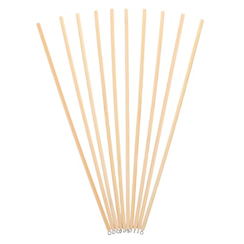 ERINGOGO 10 Stück Handpuppen-Joystick Puppenstab-zubehör Handpuppen-bedienstab Schattenpuppen-manipulationsstäbe Manipulation des Puppenarms Puppenspiel-steuerungstool Holz Khaki von ERINGOGO