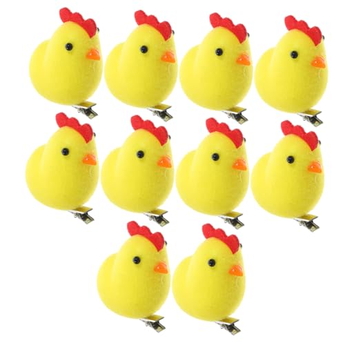 ERINGOGO 10 Stück Kleine Niedliche Hühner Haarspangen für Mädchen und Frauen Vielseitige Haarschmuck Clips für Partys Hochzeiten und Festliche Anlässe Süßes Accessoire mit Hühnerdesign ERINGOGO 10 Stück Kleine Niedliche Hühner Haarspangen für Mädchen und Frauen Vielseitige Haarschmuck Clips für Partys Hochzeiten und Festliche Anlässe Süßes Accessoire mit Hühnerdesign von ERINGOGO