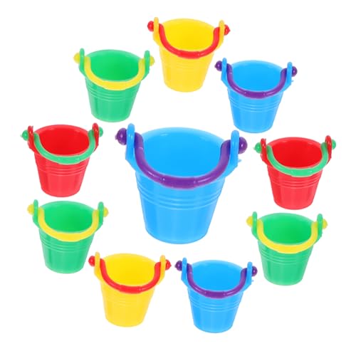 ERINGOGO 10 Stück Mini-Eimer für kinderspielzeug Toys for puppenhauszubehör hühner Größe Strand Puppenhaus-Eimer winzig Mini-Wassereimer Mini-Plastikeimer ERINGOGO 10 Stück Mini-Eimer für kinderspielzeug Toys for puppenhauszubehör hühner Größe Strand Puppenhaus-Eimer winzig Mini-Wassereimer Mini-Plastikeimer von ERINGOGO