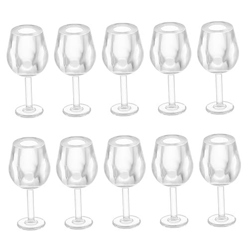 ERINGOGO 10 Stück Mini Weinglas küchenspielzeug für Kitchen Toys for Kid Toys Puppenhaus Tassen Miniatur-Schulbedarf Mikro Puppenhauszubehör Puppenhaus -Accessoire Plastik Weiß ERINGOGO 10 Stück Mini Weinglas küchenspielzeug für Kitchen Toys for Kid Toys Puppenhaus Tassen Miniatur-Schulbedarf Mikro Puppenhauszubehör Puppenhaus -Accessoire Plastik Weiß von ERINGOGO