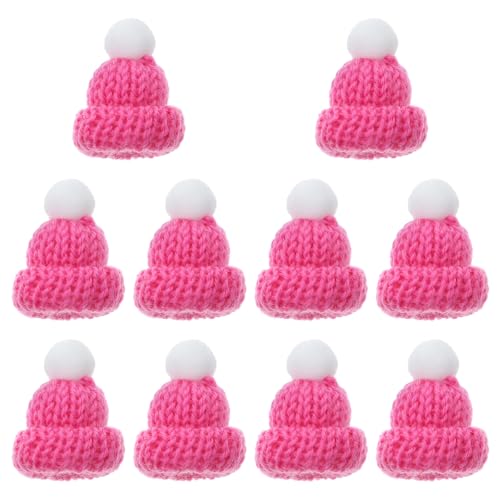 ERINGOGO 10 Stück Mini-Zubehör Miniatur-Puppen Mini-Puppen-Strickpuppen-Hüte Miniatur-Weihnachtsmützen Weihnachtsbaum-Mützen-Ornamente Strickmütze Weihnachtsmütze Basteln Kleine ERINGOGO 10 Stück Mini-Zubehör Miniatur-Puppen Mini-Puppen-Strickpuppen-Hüte Miniatur-Weihnachtsmützen Weihnachtsbaum-Mützen-Ornamente Strickmütze Weihnachtsmütze Basteln Kleine von ERINGOGO