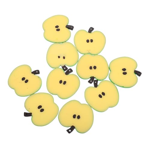 ERINGOGO 10stücke Künstliche Apfelscheiben Aus Realistische Deko Für Küche Und Zuhause Mini Obst-Simulation Für Fotografie Und Spielzeug Für Kreative Arrangements von ERINGOGO
