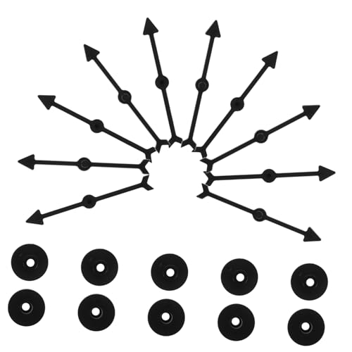 ERINGOGO 10 Stück Pfeilspinner aus Kunststoff Spielpfeile aus Kunststoff Spiel Pfeile Turntable DIY-Zubehör Brettspiele Pfeilspinner Spielzeiger Plastik Black ERINGOGO 10 Stück Pfeilspinner aus Kunststoff Spielpfeile aus Kunststoff Spiel Pfeile Turntable DIY-Zubehör Brettspiele Pfeilspinner Spielzeiger Plastik Black von ERINGOGO