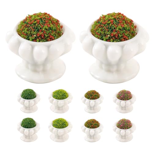 ERINGOGO 10stücke Pflanzen Modell Künstliche Bonsai Töpfe Für Puppenhaus Deko Mikrolandschaft Accessoires Für Miniatur Garten Und Hausdekoration ERINGOGO 10stücke Pflanzen Modell Künstliche Bonsai Töpfe Für Puppenhaus Deko Mikrolandschaft Accessoires Für Miniatur Garten Und Hausdekoration von ERINGOGO