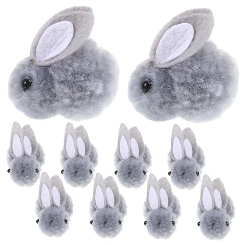 ERINGOGO 10 Stück Plüsch Häschen Hase Puppe Cuddly Bunny Cute Accessories rucksacksauger trauzeugengeschenke Kleidung Kaninchenzubehör DIY Kleidungsverzierung Grey ERINGOGO 10 Stück Plüsch Häschen Hase Puppe Cuddly Bunny Cute Accessories rucksacksauger trauzeugengeschenke Kleidung Kaninchenzubehör DIY Kleidungsverzierung Grey von ERINGOGO