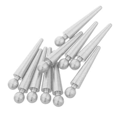 ERINGOGO 10 Stück Punktestifte für das Spiel Brettspiele Zähler Metall Spielstecker Punktesystem Brettspiel Cribbage Nägel Krippenklammern einzigartig Zubehör für Brettspiele Eisen Silver von ERINGOGO